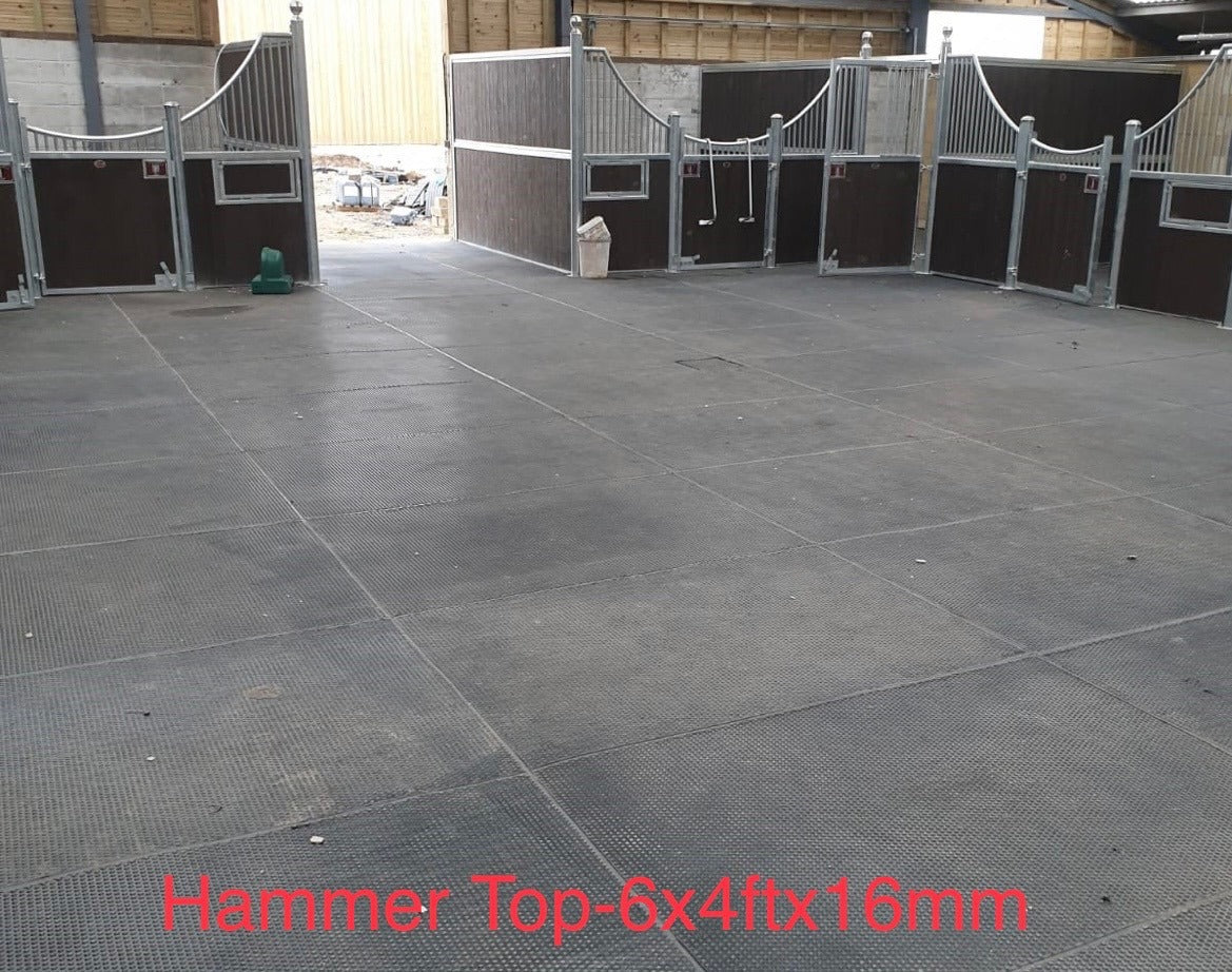 Horse / Cow Mat Hammer Top 6 x 4 x 12mm/14mm/16mm/17mm/24mm-Straight Edge