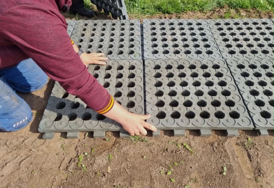 Heavy Duty Mud Control Plastic Slab/Size-50CMX50CM