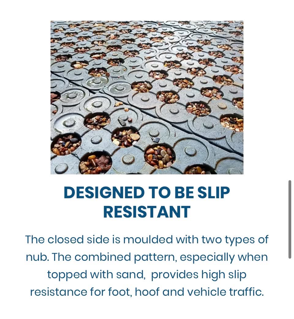 Heavy Duty Mud Control Plastic Slab/Size-50CMX50CM