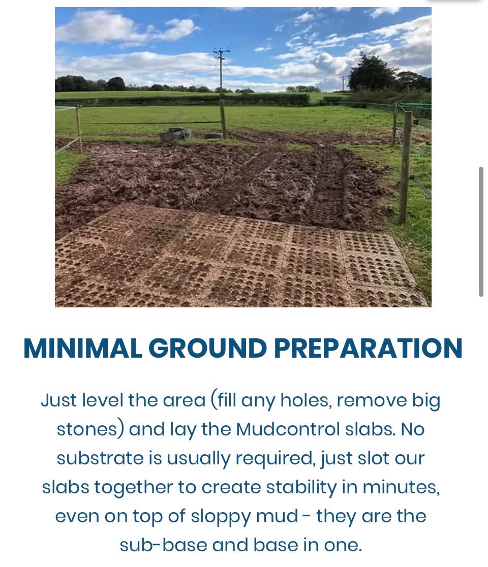 Heavy Duty Mud Control Plastic Slab/Size-50CMX50CM