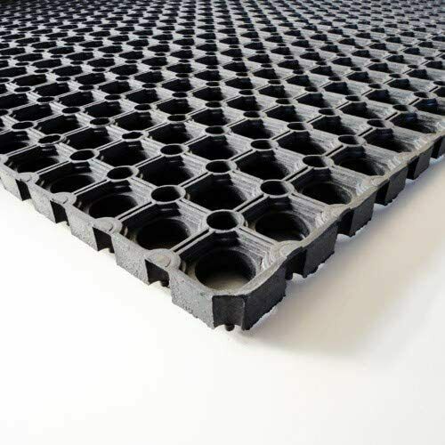 Rainbow-Long Runner Rubber Grass/Ring Roll Mat 1M X 4M, 6M,10M and 10.5 Meter- Length X 22mm Thickness
