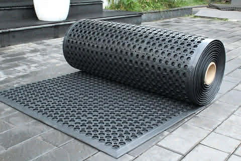 Rubber Ramp Mat Roll – Durable, Safe, and Slip-Resistant/Size-90cmx10mx12mm