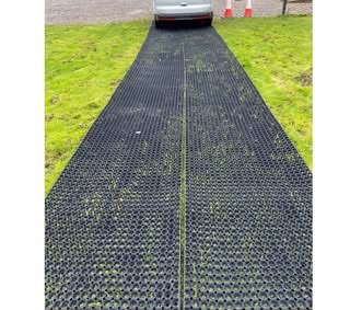 Rainbow-Long Runner Rubber Grass/Ring Roll Mat 1M X 4M, 6M,10M and 10.5 Meter- Length X 22mm Thickness