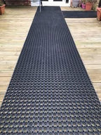Rainbow-Long Runner Rubber Grass/Ring Roll Mat 1M X 4M, 6M,10M and 10.5 Meter- Length X 22mm Thickness