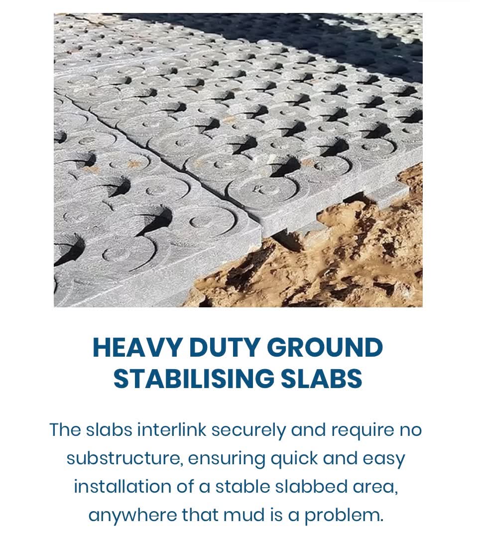 Heavy Duty Mud Control Plastic Slab/Size-50CMX50CM